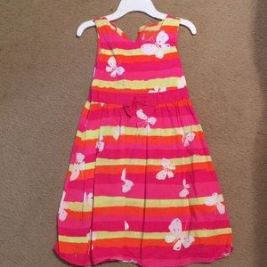 Sun dress with butterflies